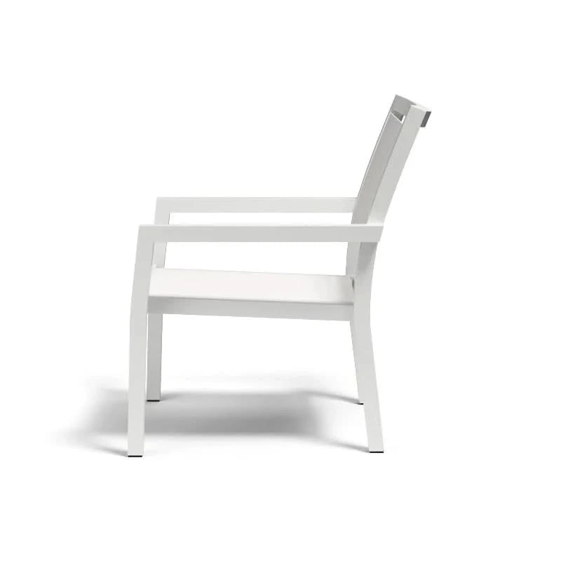 Sunset West Naples Aluminum Outdoor Stackable Sling Club Chair
