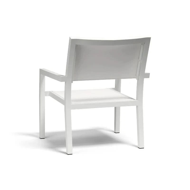 Sunset West Naples Aluminum Outdoor Stackable Sling Club Chair