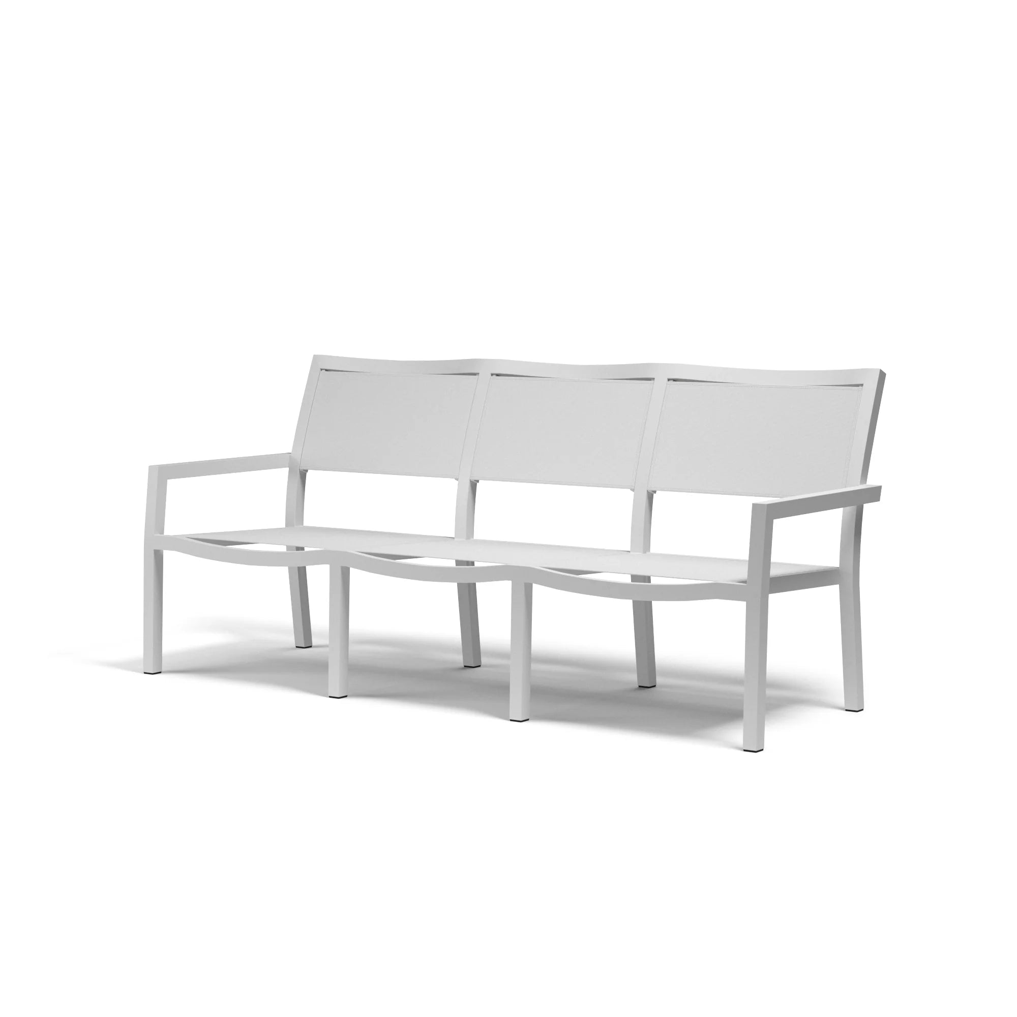 Sunset West Naples Sling Aluminum Outdoor Sofa
