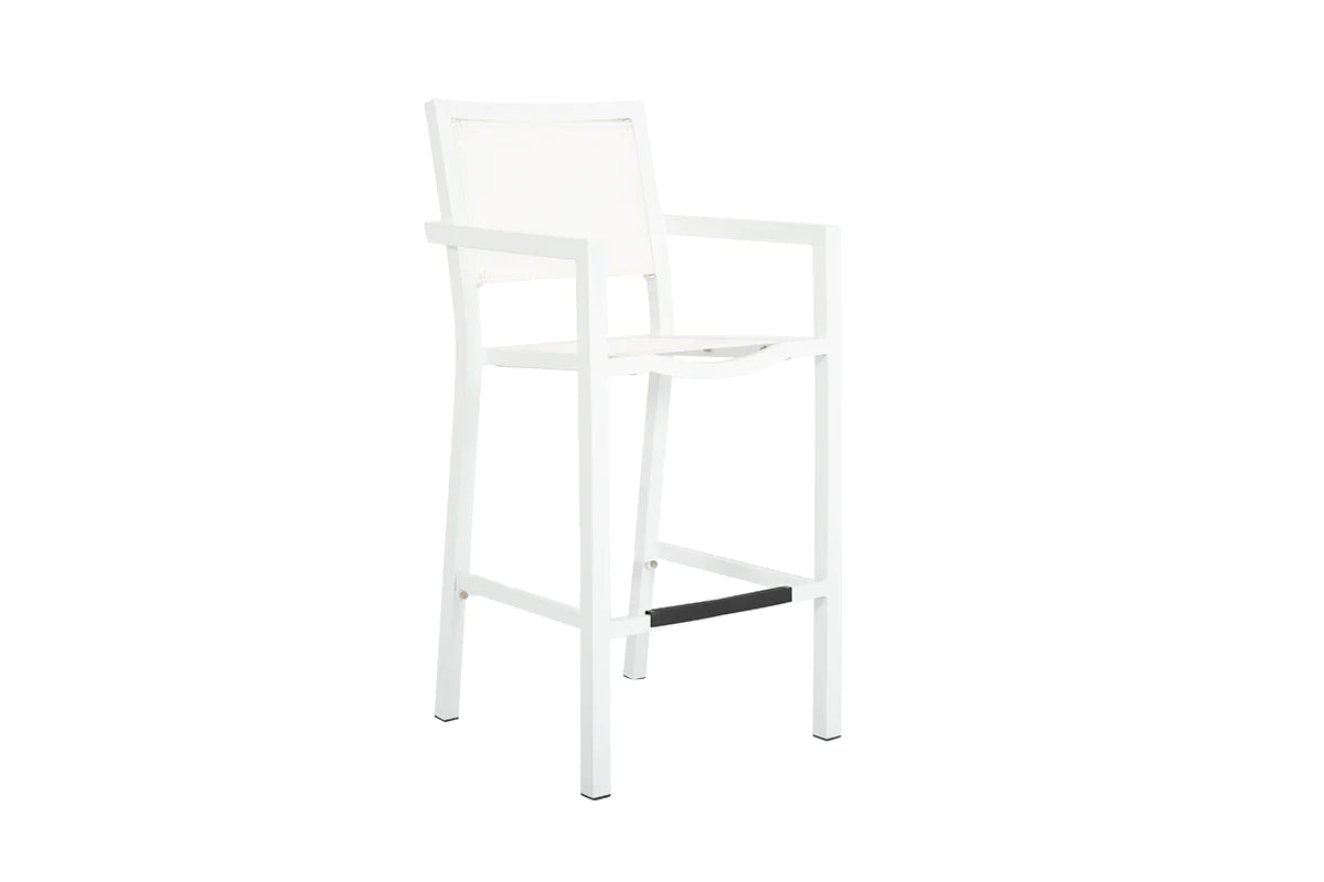 Sunset West Naples Aluminum Outdoor Sling Barstool