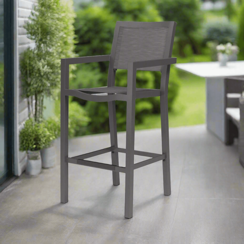 Sunset West Vegas Aluminum Outdoor Sling Barstool