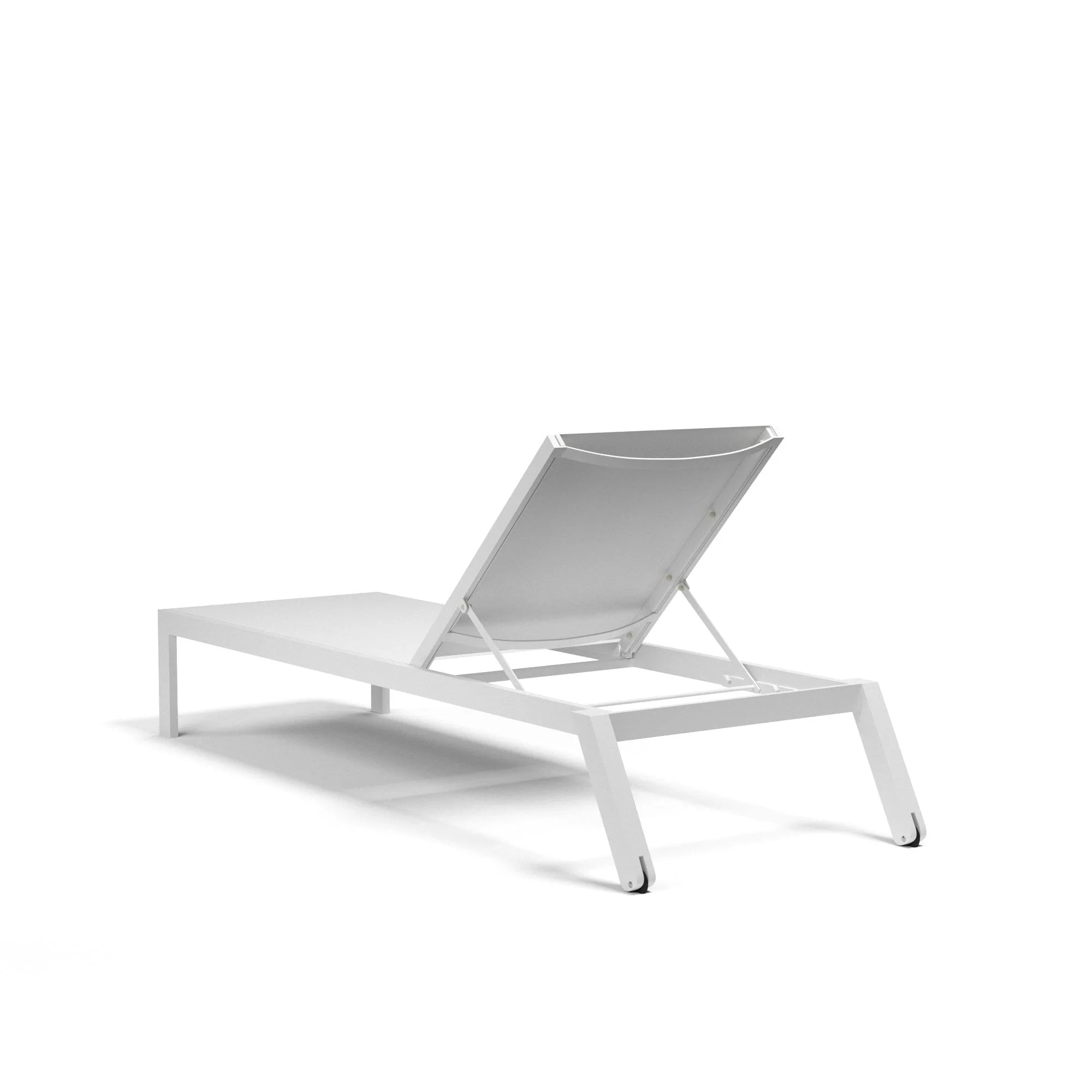 Sunset West Naples Aluminum Outdoor Stackable Chaise Lounge