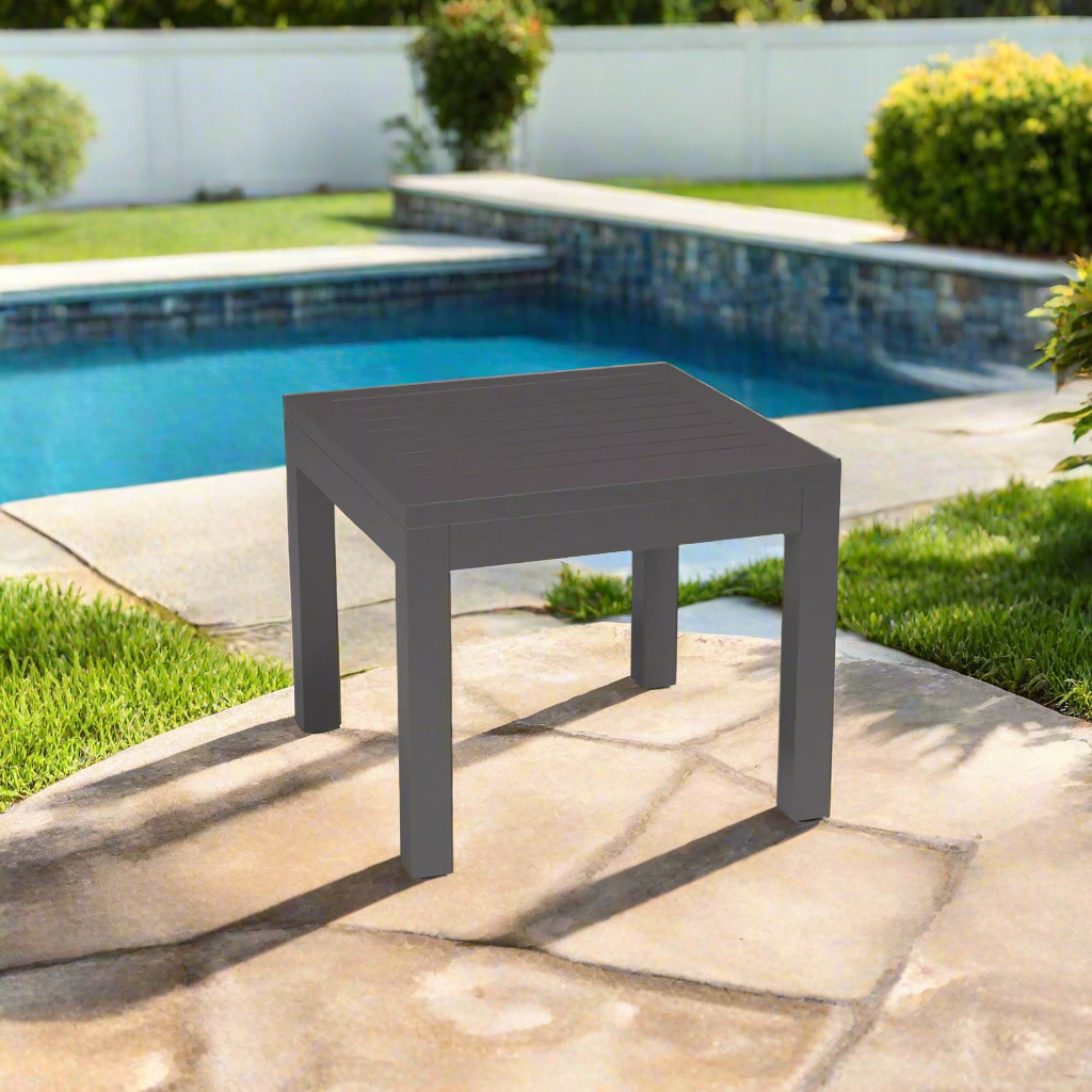Sunset West Vegas Aluminum Outdoor End Table
