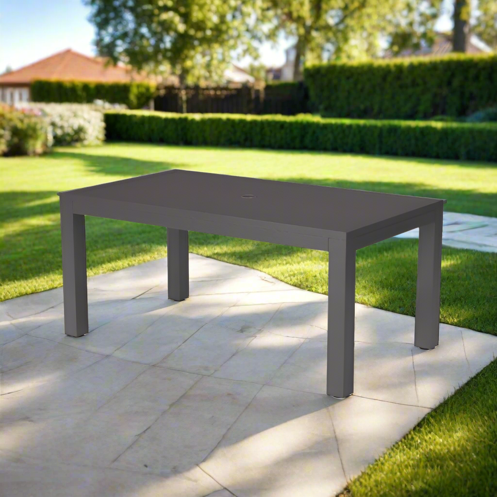 Sunset West Vegas Aluminum Outdoor Rectangular 64" Dining Table
