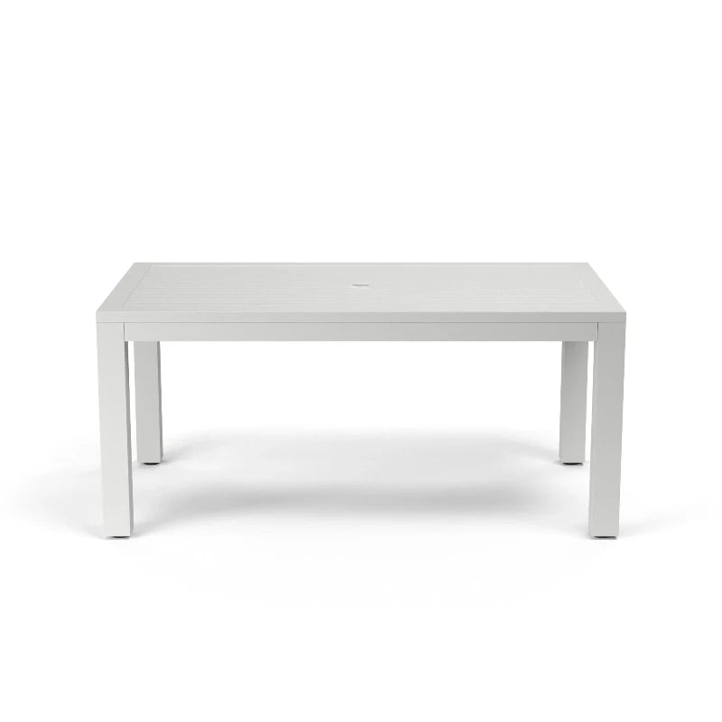 Sunset West Naples Aluminum Outdoor 64" Rectangular Dining Table