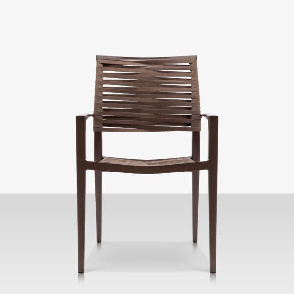 DecoScape Chloe Rope Stackable Dining Arm Chair