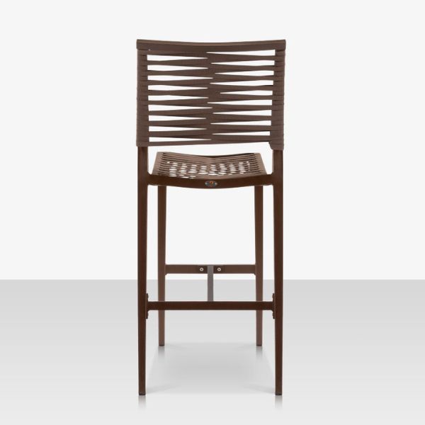DecoScape Chloe Rope Stackable Bar Side Chair