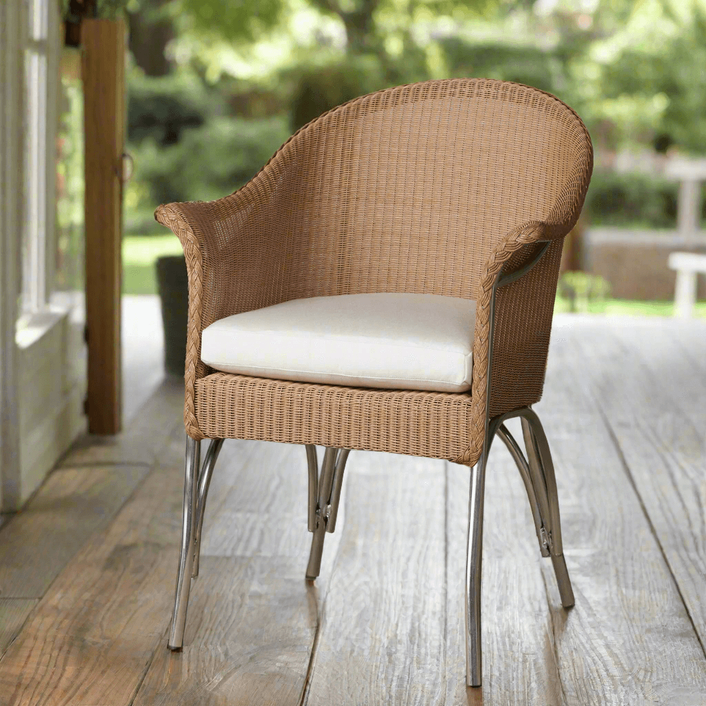 Lloyd Flanders All Seasons Wicker Outdoor Lounge Chair