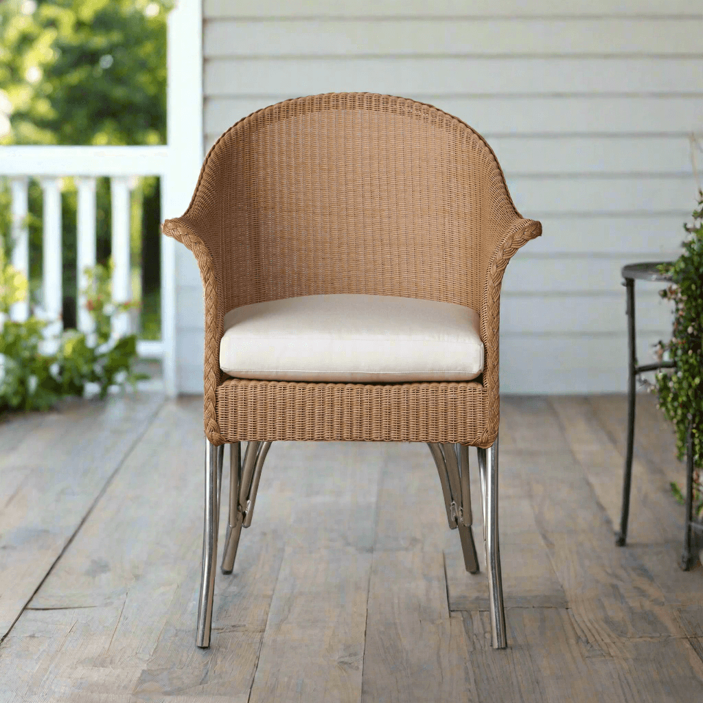 Lloyd Flanders All Seasons Wicker Outdoor Lounge Chair