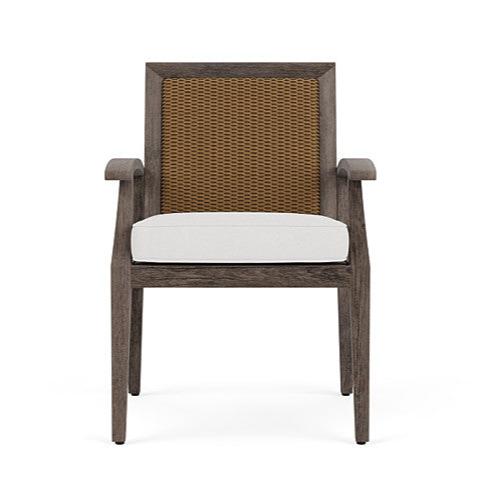 Lloyd Flanders Frontier Wicker Outdoor Dining Armchair