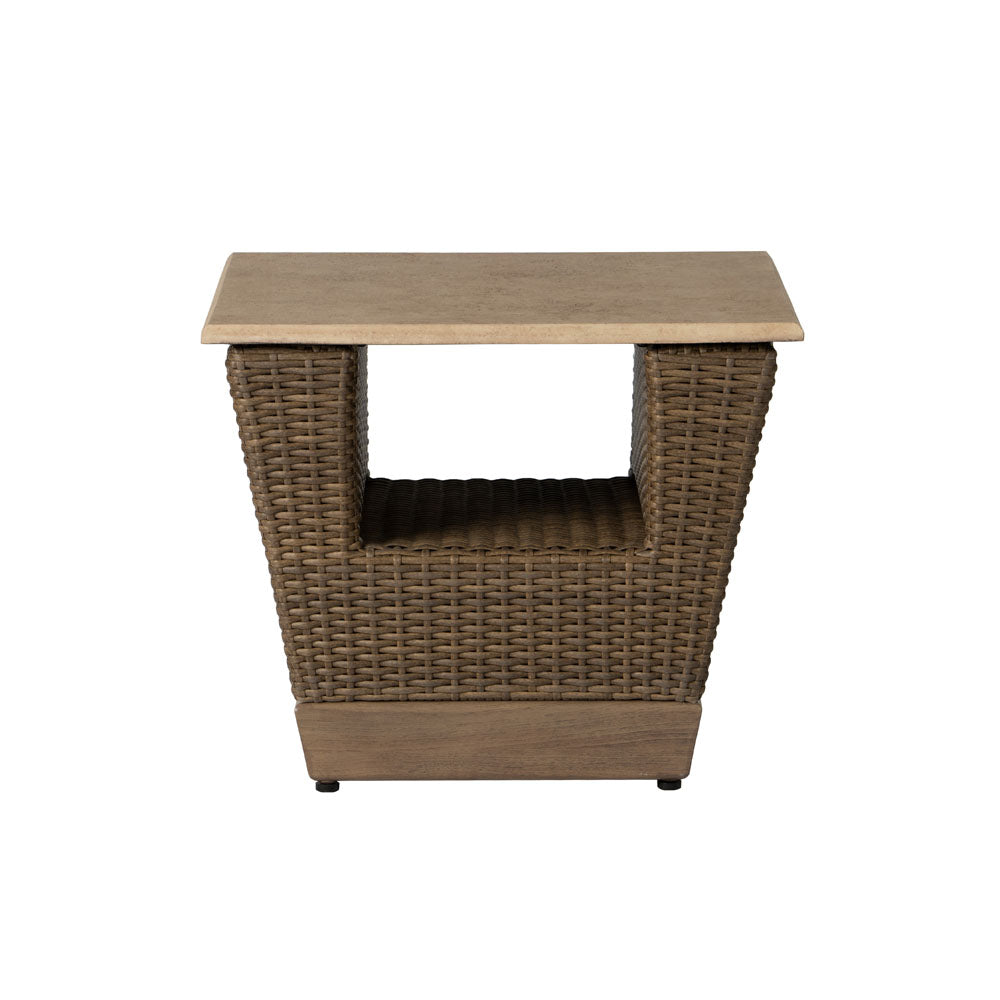 Lloyd Flanders Charisma Wicker Outdoor 24" Square End Table