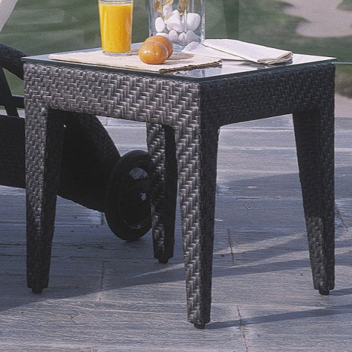 Hospitality Rattan Atlantis Wicker Outdoor End Table