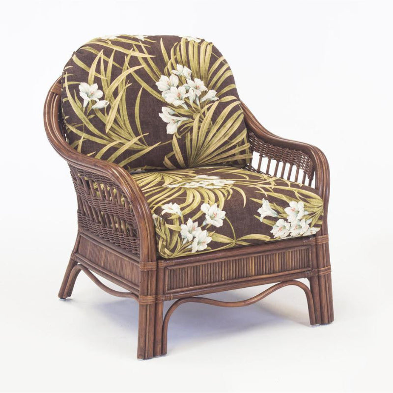 South Sea Rattan Bermuda Wicker Indoor 6-Person Living Room Set