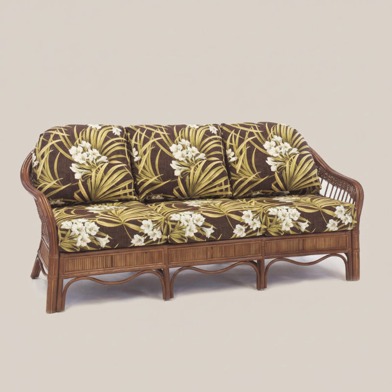 South Sea Rattan Bermuda Wicker Indoor 6-Person Living Room Set