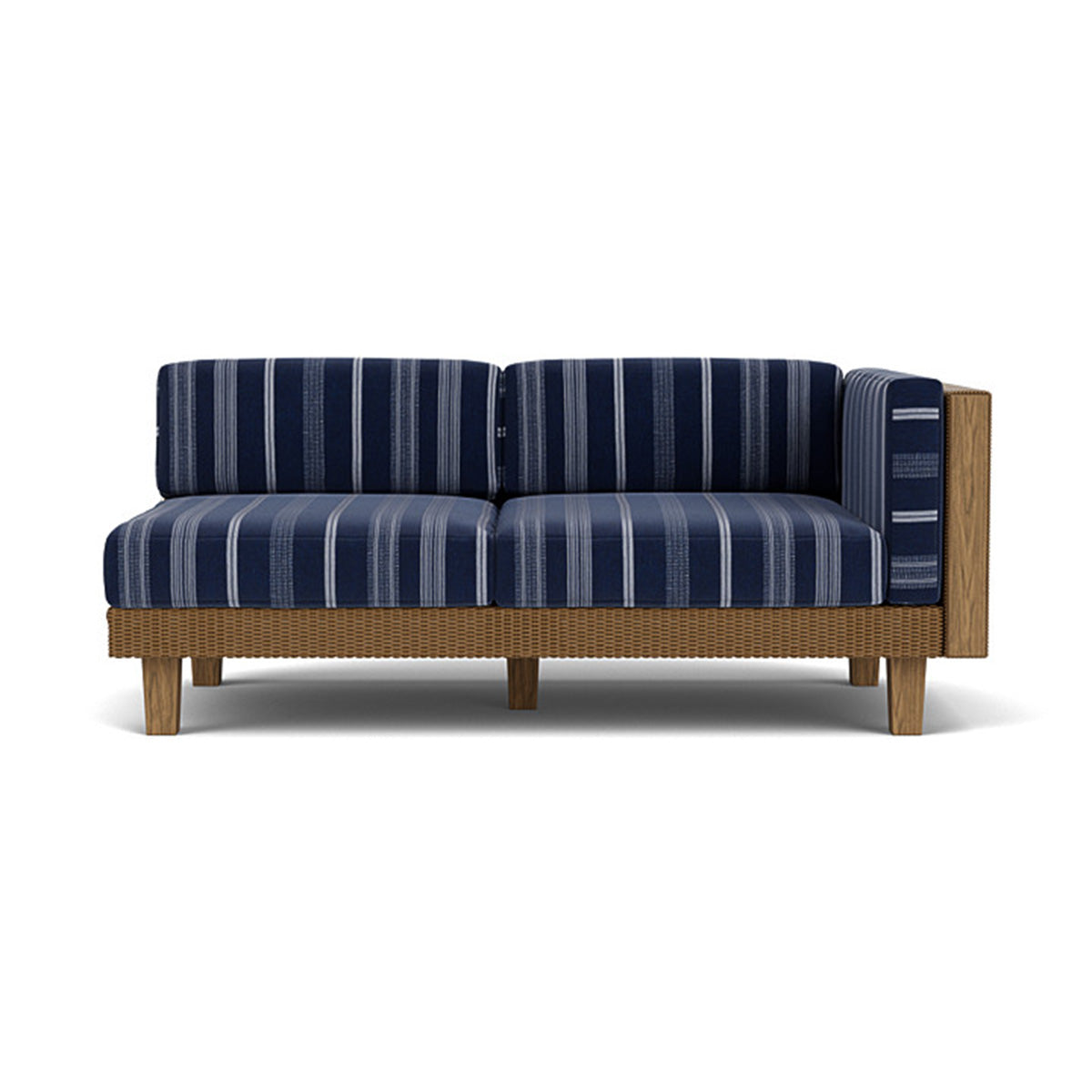 Lloyd Flanders Catalina Wicker Outdoor Left Arm Loveseat