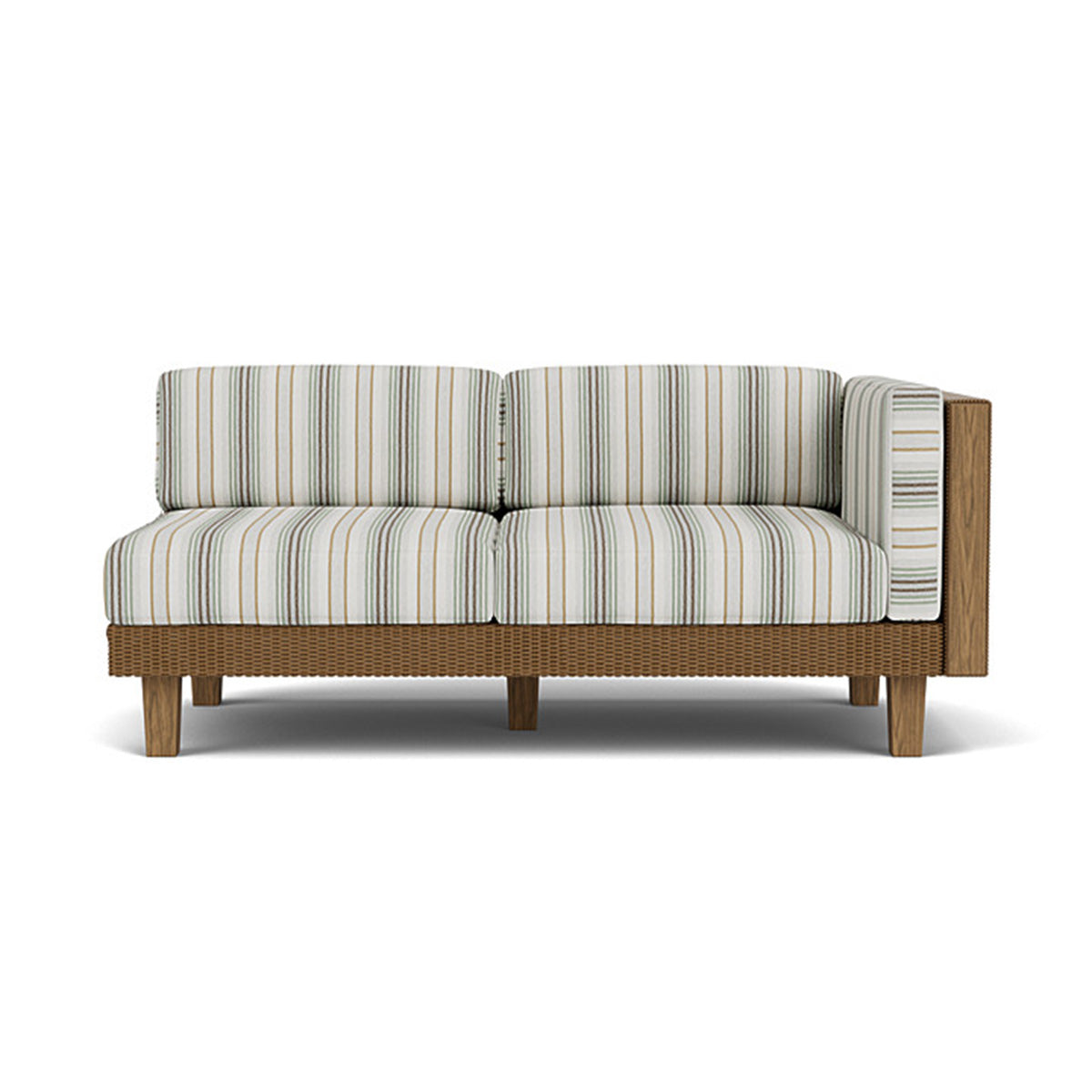 Lloyd Flanders Catalina Wicker Outdoor Left Arm Loveseat