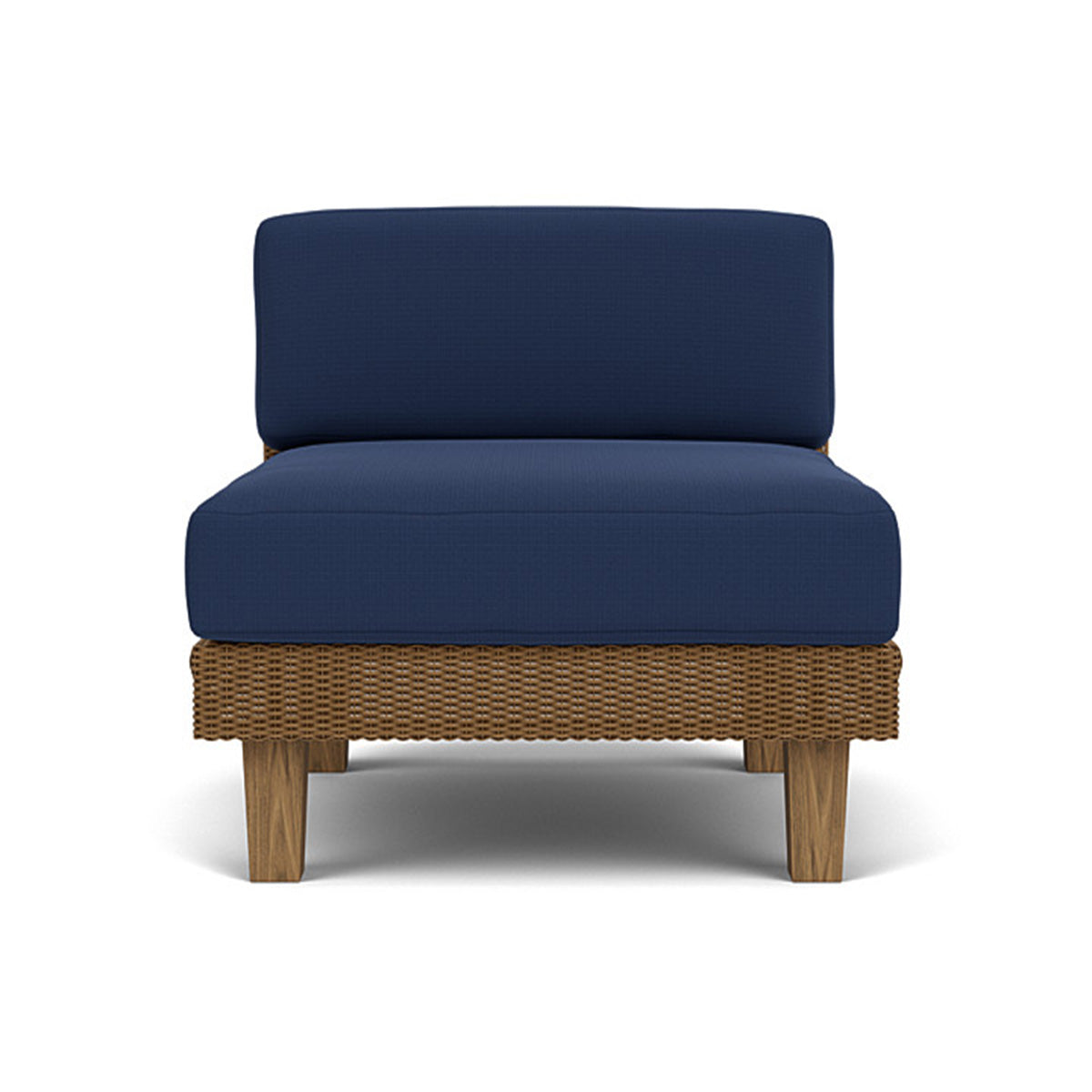 Lloyd Flanders Catalina Wicker Outdoor Armless Sectional Chair
