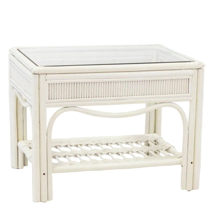 South Sea Rattan Bermuda Wicker Indoor End Table