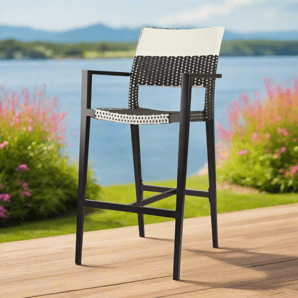 DecoScape Chloe Stackable Bar Arm Chair