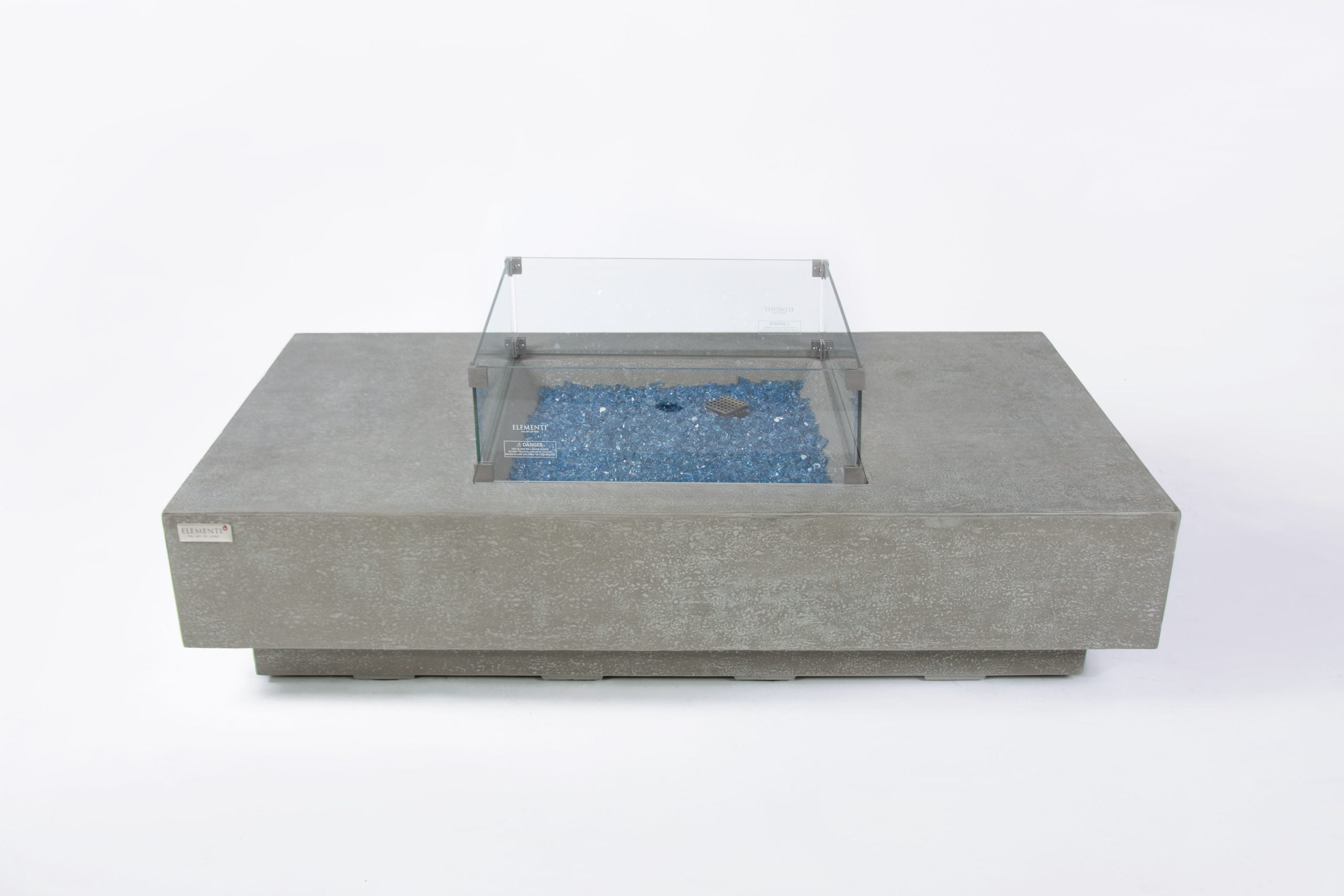 Elementi Plus Monte Carlo GFRC Outdoor Fire Pit Table