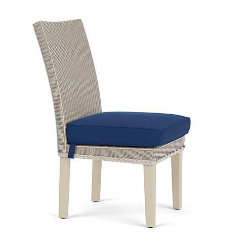 Lloyd Flanders Hamptons Wicker Outdoor Armless Dining Chair
