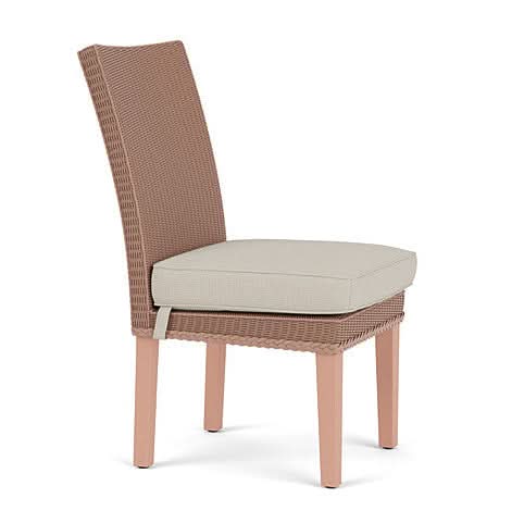 Lloyd Flanders Hamptons Wicker Outdoor Armless Dining Chair