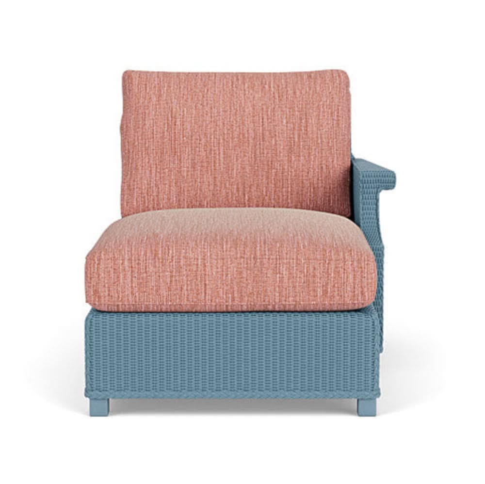 Lloyd Flanders Hamptons Wicker Outdoor Left Arm Chaise