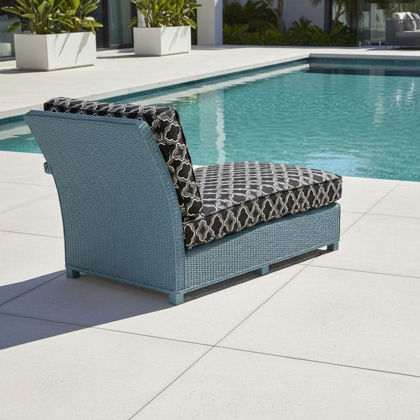 Lloyd Flanders Hamptons Wicker Outdoor Left Arm Chaise