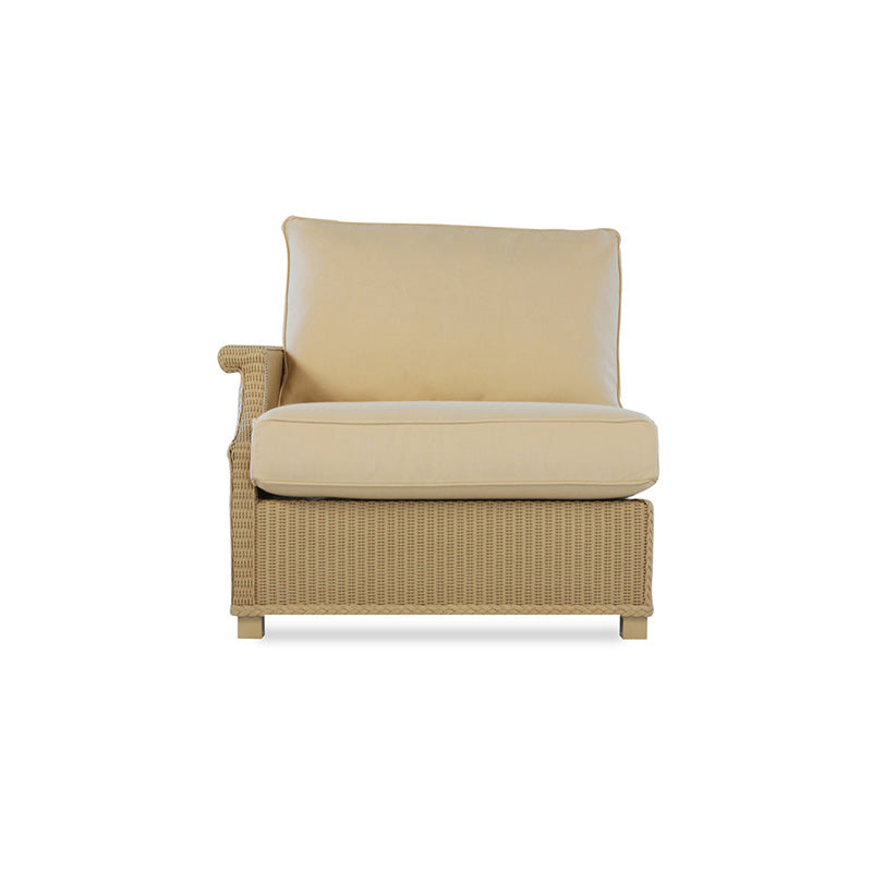 Lloyd Flanders Hamptons Wicker Outdoor Right Arm Sectional Chair