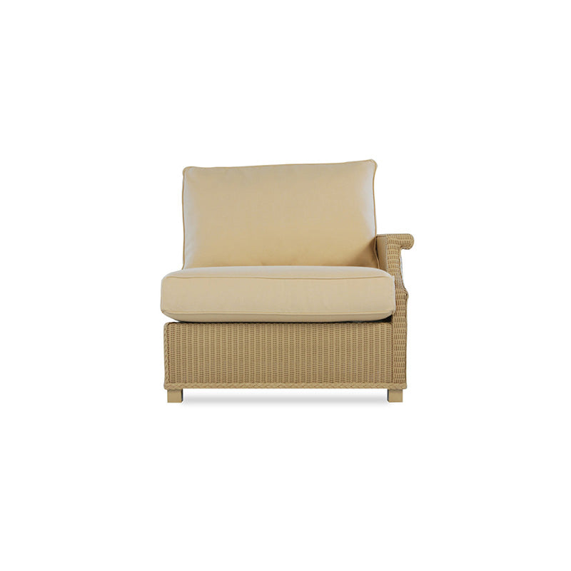 Lloyd Flanders Hamptons Wicker Outdoor Left Arm Sectional Chair