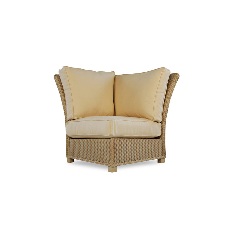 Lloyd Flanders Hamptons Wicker Corner Sectional Chair
