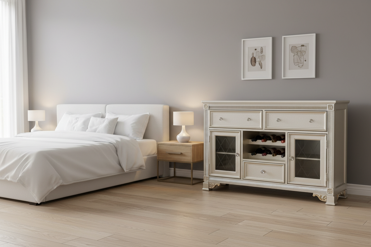 Oasis Home Tiffany Solid Wood Indoor Server