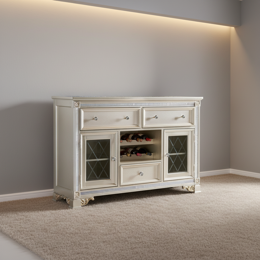 Oasis Home Tiffany Solid Wood Indoor Server
