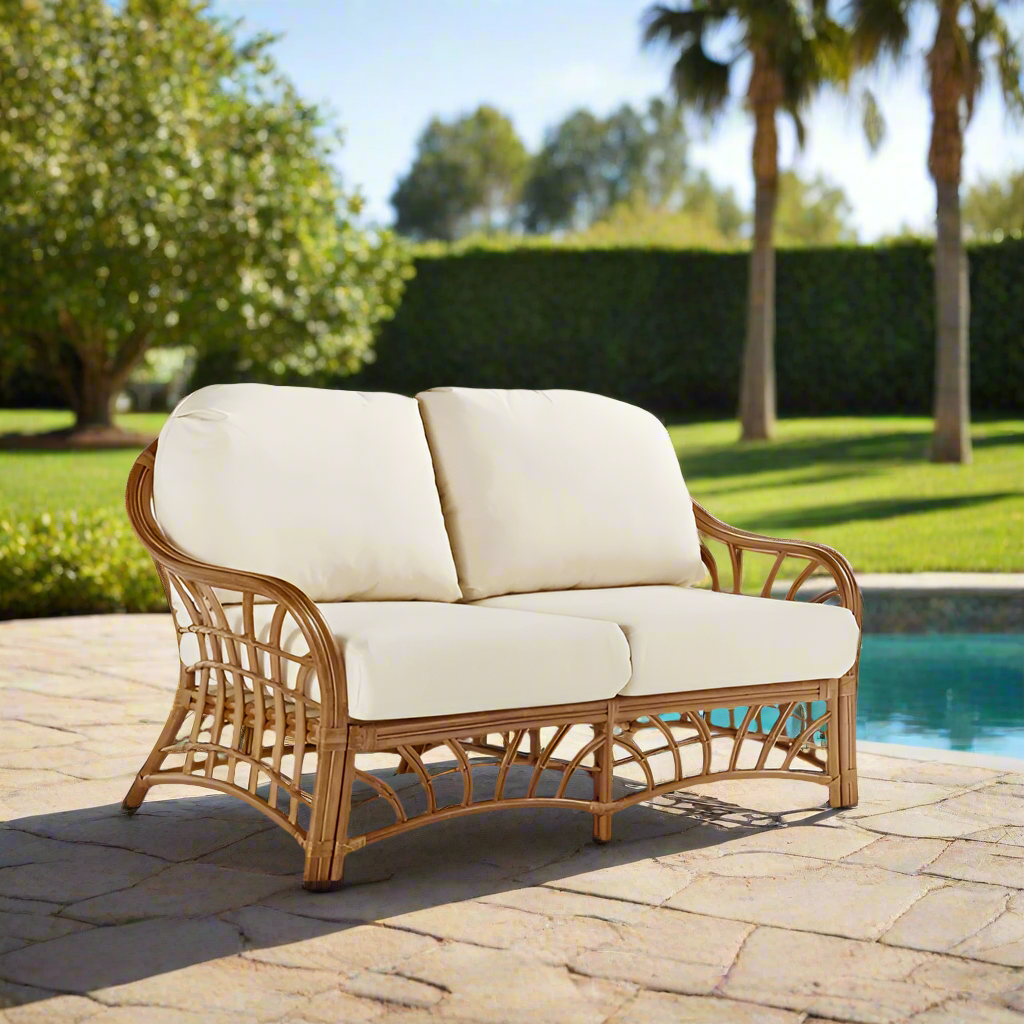 South Sea Rattan New Kauai Indoor Loveseat Image