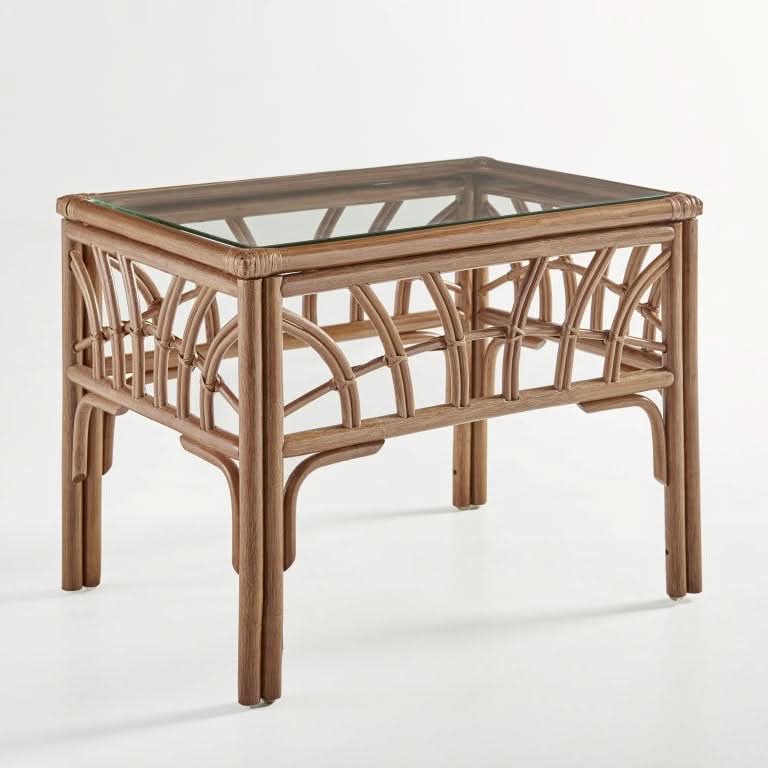 South Sea Rattan New Kauai Rattan Indoor End Table