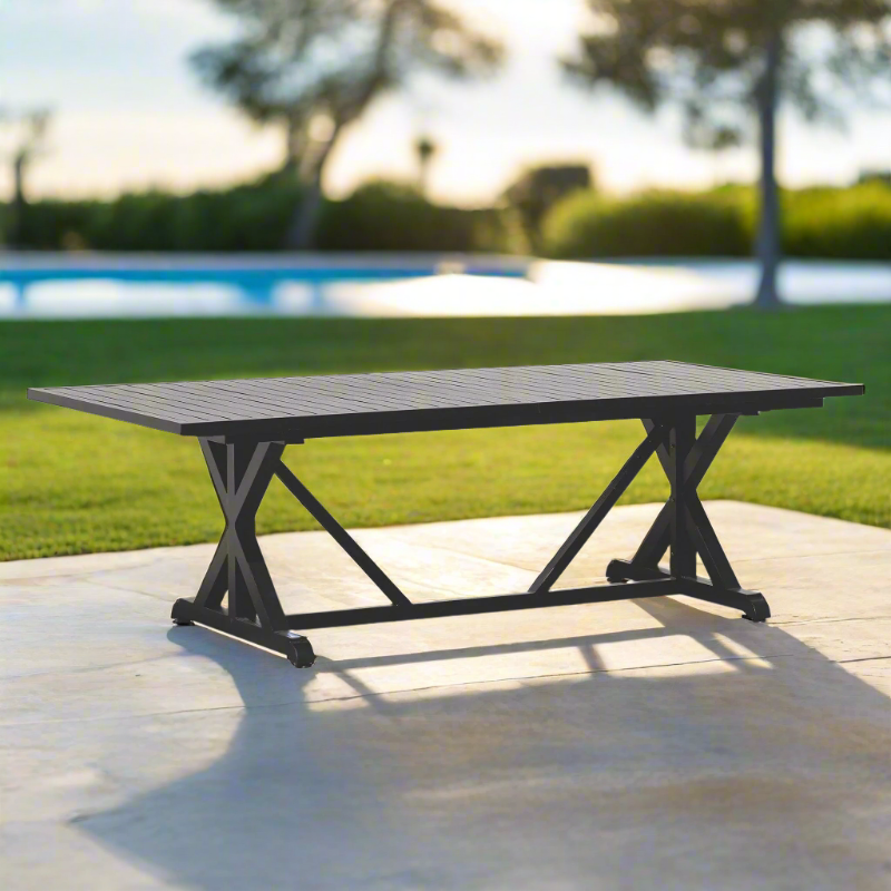 Sunset West Monterey Aluminum Outdoor 96" Dining Table