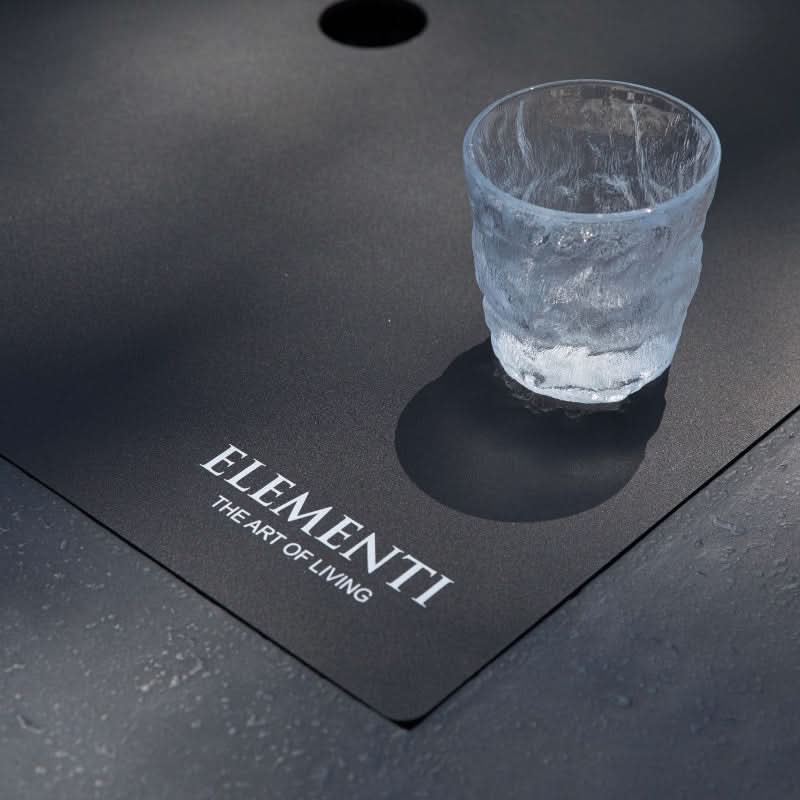 Elementi Plus Cannes Glass Fiber Reinforced Concrete Outdoor Fire Pit Table