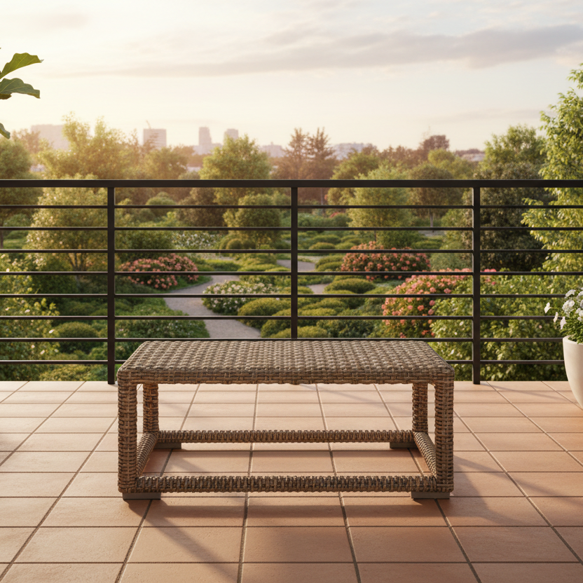 Sunset West Havana Wicker Outdoor Coffee Table
