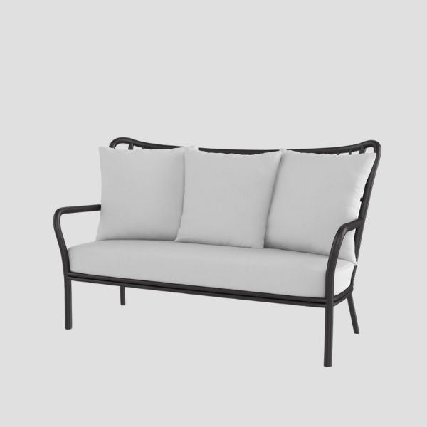 DecoScape Elephant Aluminum Loveseat