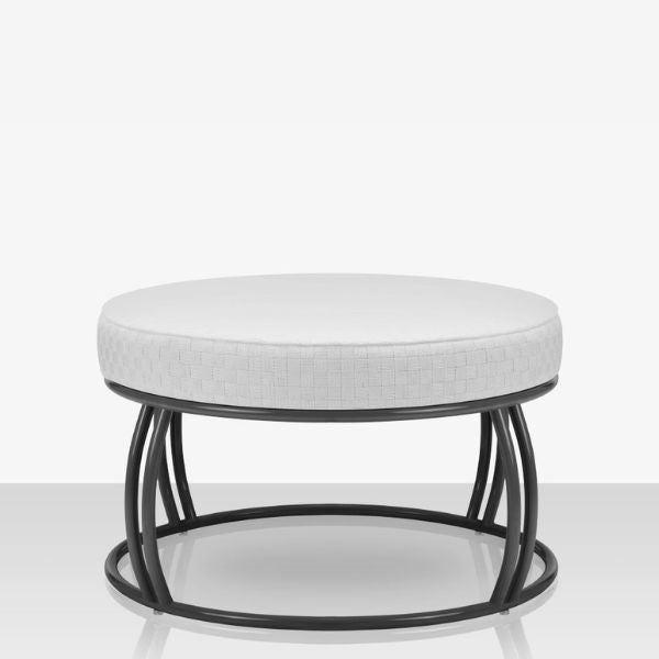 DecoScape Elephant Aluminum Ottoman