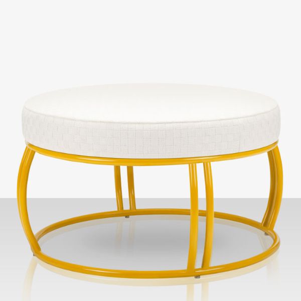 DecoScape Elephant Aluminum Ottoman
