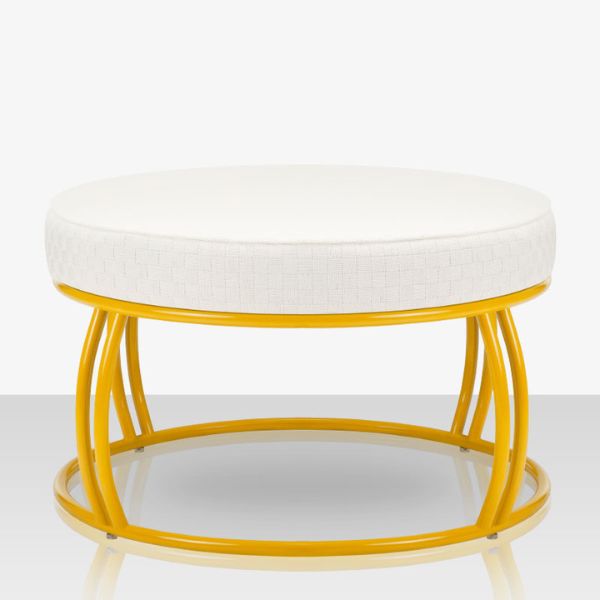 DecoScape Elephant Aluminum Ottoman