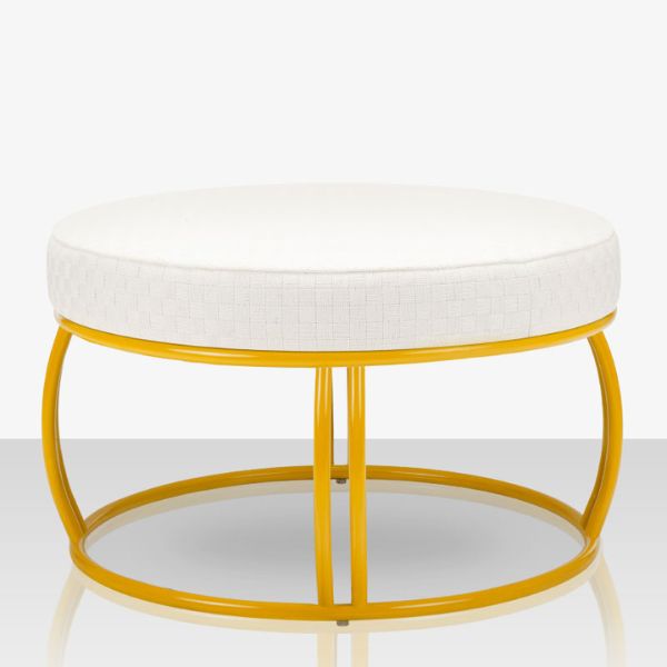 DecoScape Elephant Aluminum Ottoman