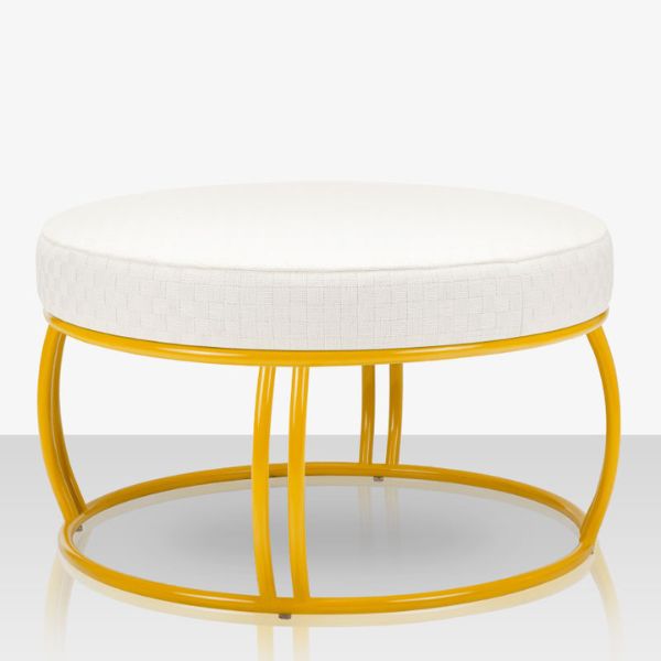 DecoScape Elephant Aluminum Ottoman