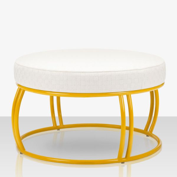 DecoScape Elephant Aluminum Ottoman
