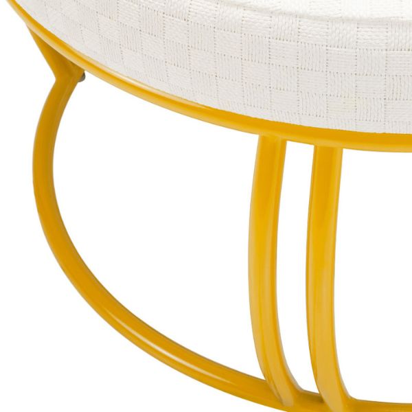 DecoScape Elephant Aluminum Ottoman