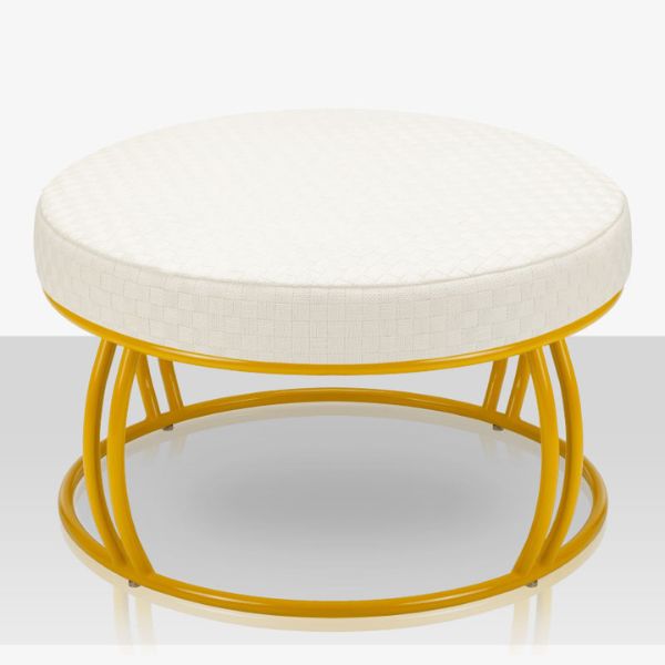DecoScape Elephant Aluminum Ottoman