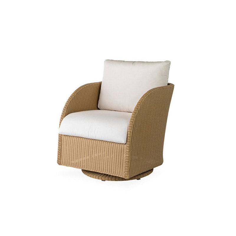 Lloyd Flanders Essence Wicker Outdoor Swivel Glider Lounge Chair