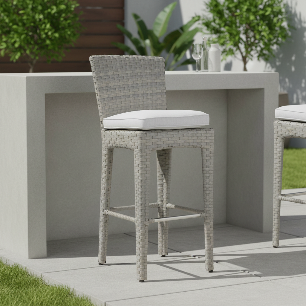 Sunset West Majorca Wicker Outdoor Counter Stool