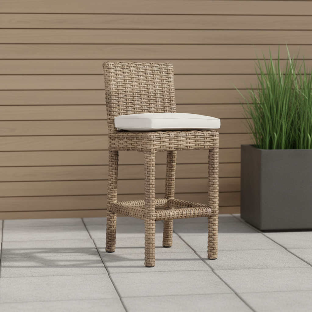Sunset West Havana Wicker Outdoor Bar Stool